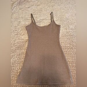SKIMS Tan Mini Dress